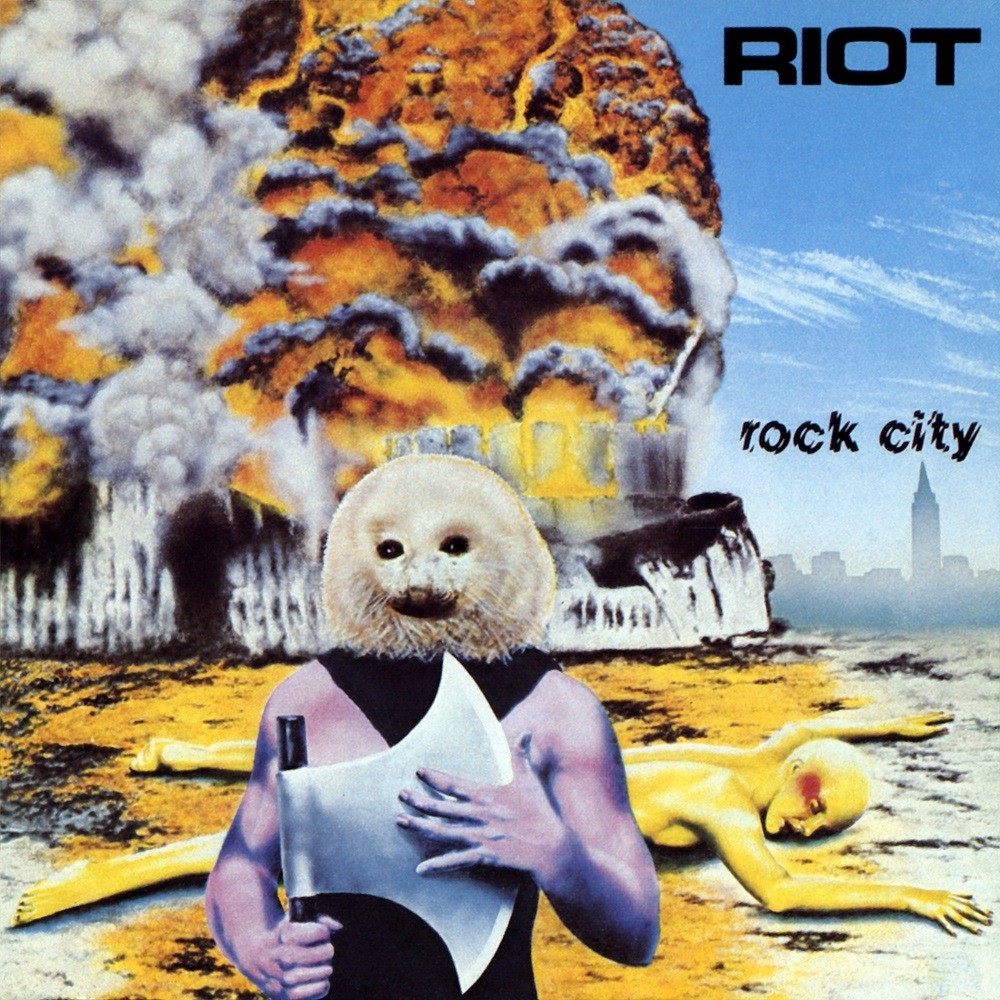 The Hall of Judgement: Riot - Rock City Cover