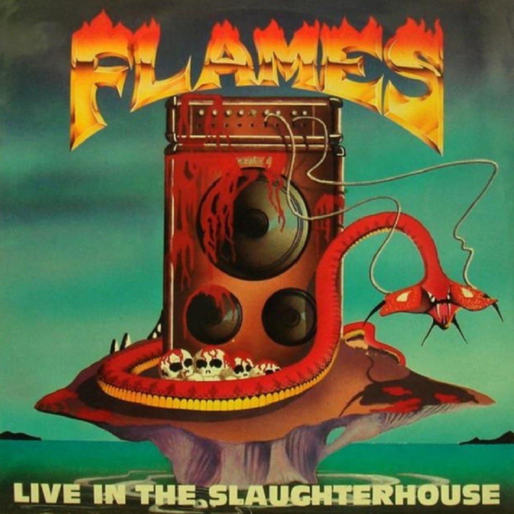 Flames - Live In The Slaughterhouse (1987) Cover