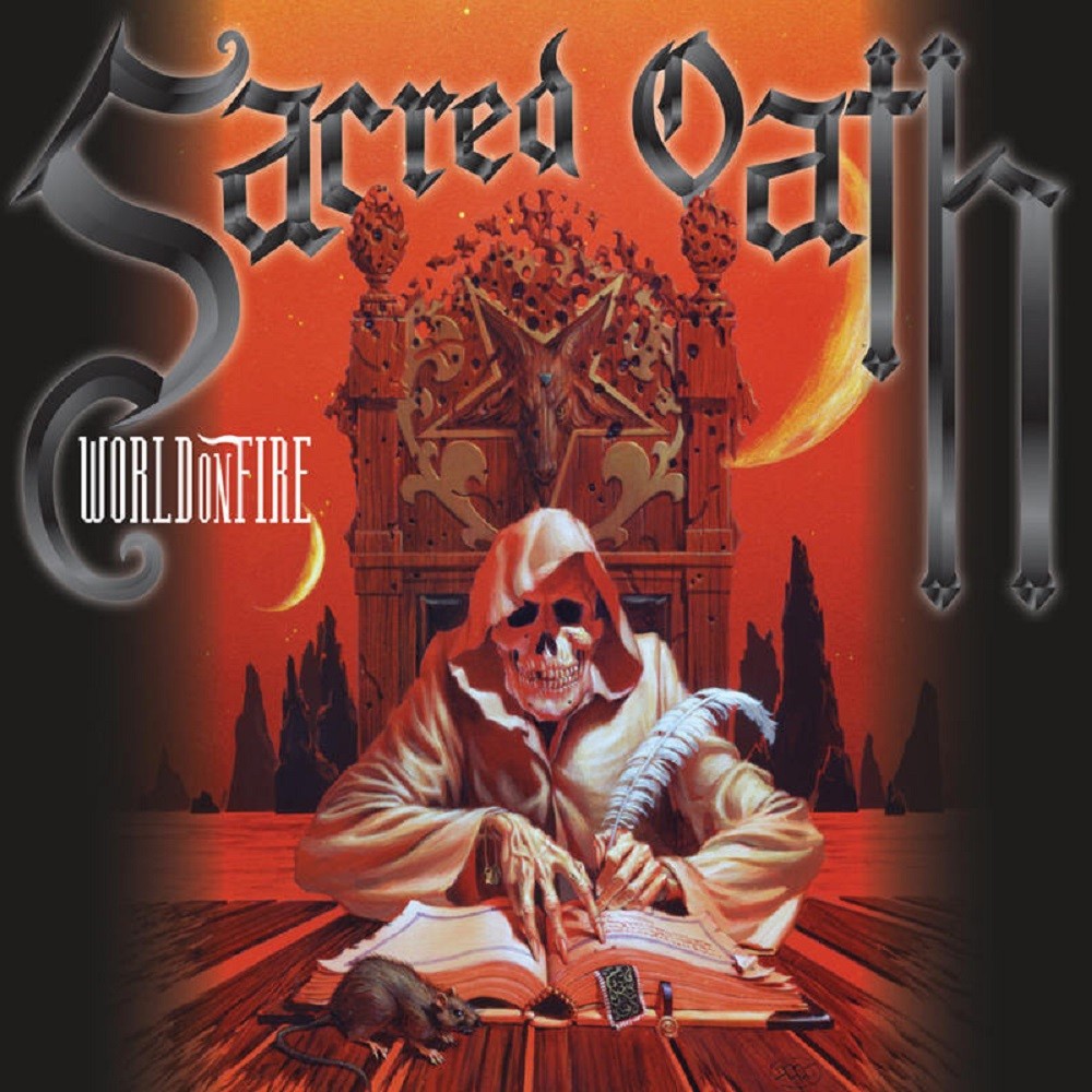 Sacred Oath - World on Fire (2010) Cover