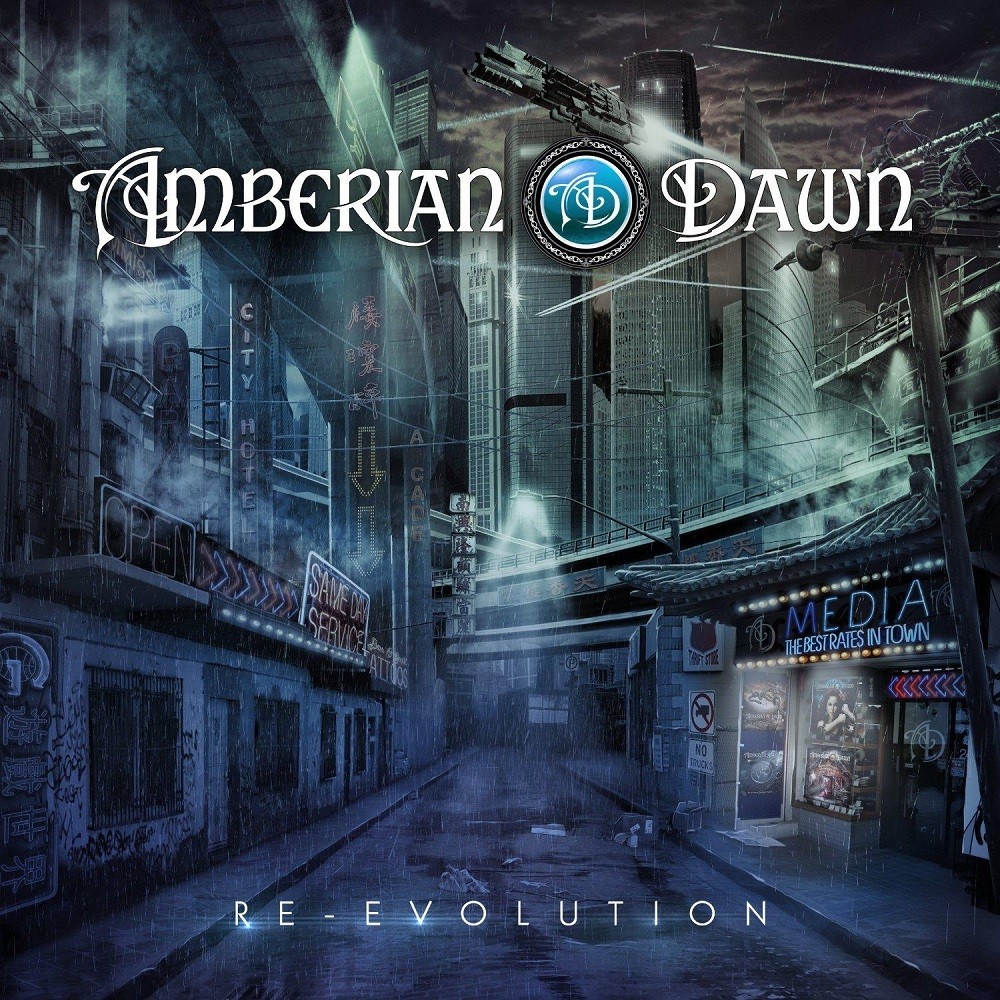 Amberian Dawn - Re-Evolution (2013) Cover