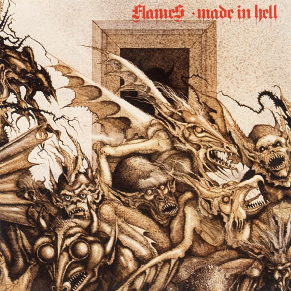 Flames - Made in Hell (1985) Cover