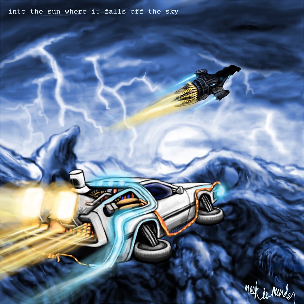 Meek Is Murder - Into the Sun Where It Falls Off the Sky (2012) Cover