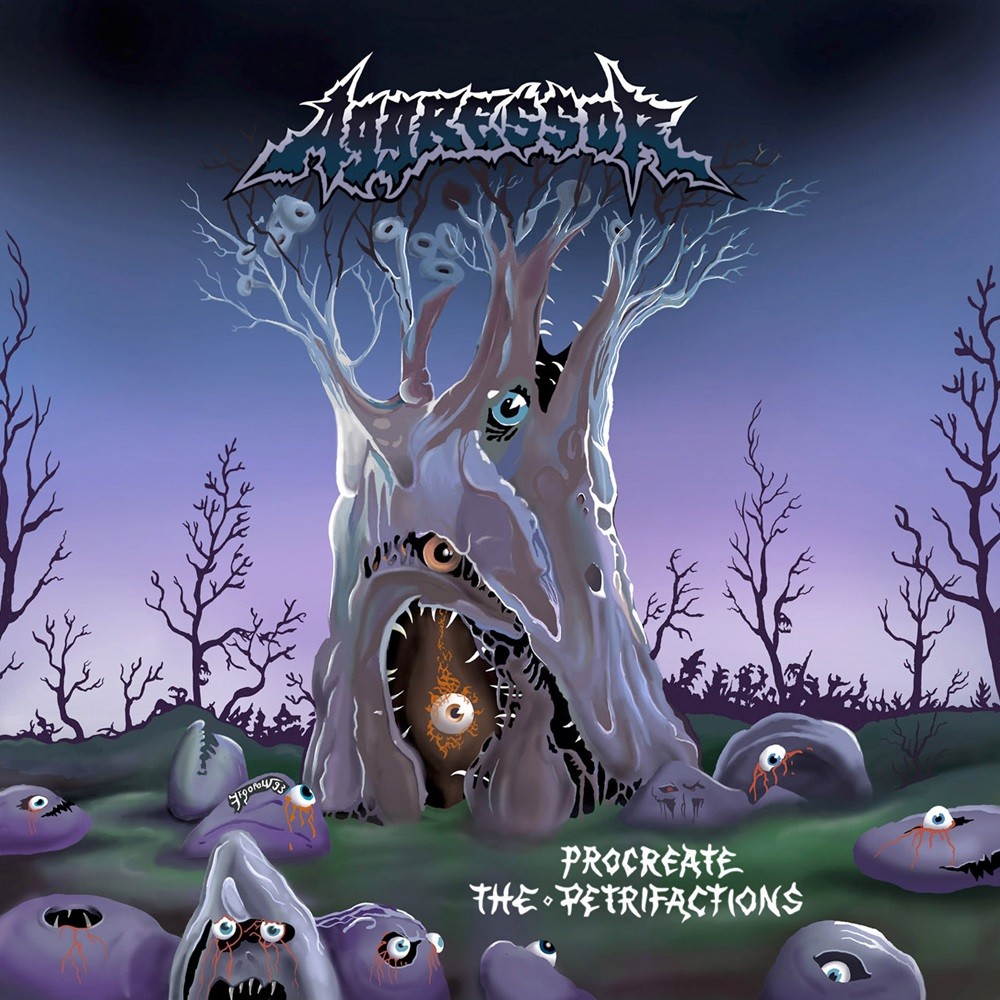 Aggressor - Procreate the Petrifactions (1993) Cover