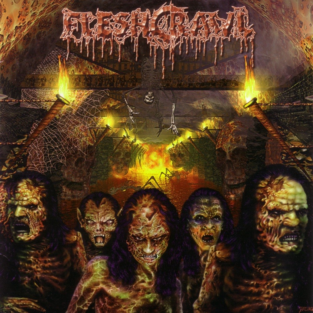 Fleshcrawl - As Blood Rains From the Sky... We Walk the Path of Endless Fire (2000) Cover