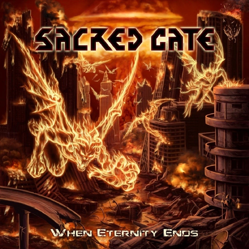 Sacred Gate - When Eternity Ends (2012) Cover