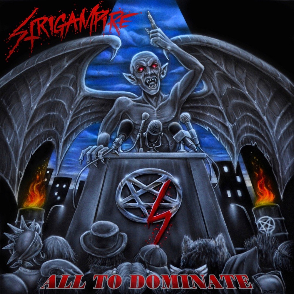 Strigampire - All to Dominate (2023) Cover