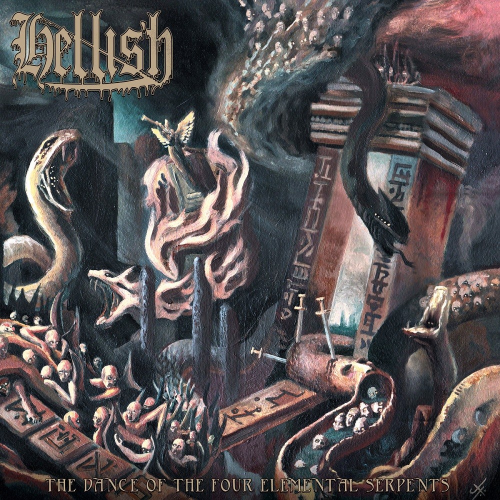 Hellish - The Dance of the Four Elemental Serpents (2022) Cover