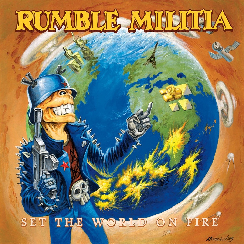 Rumble Militia - Set the World on Fire (2020) Cover