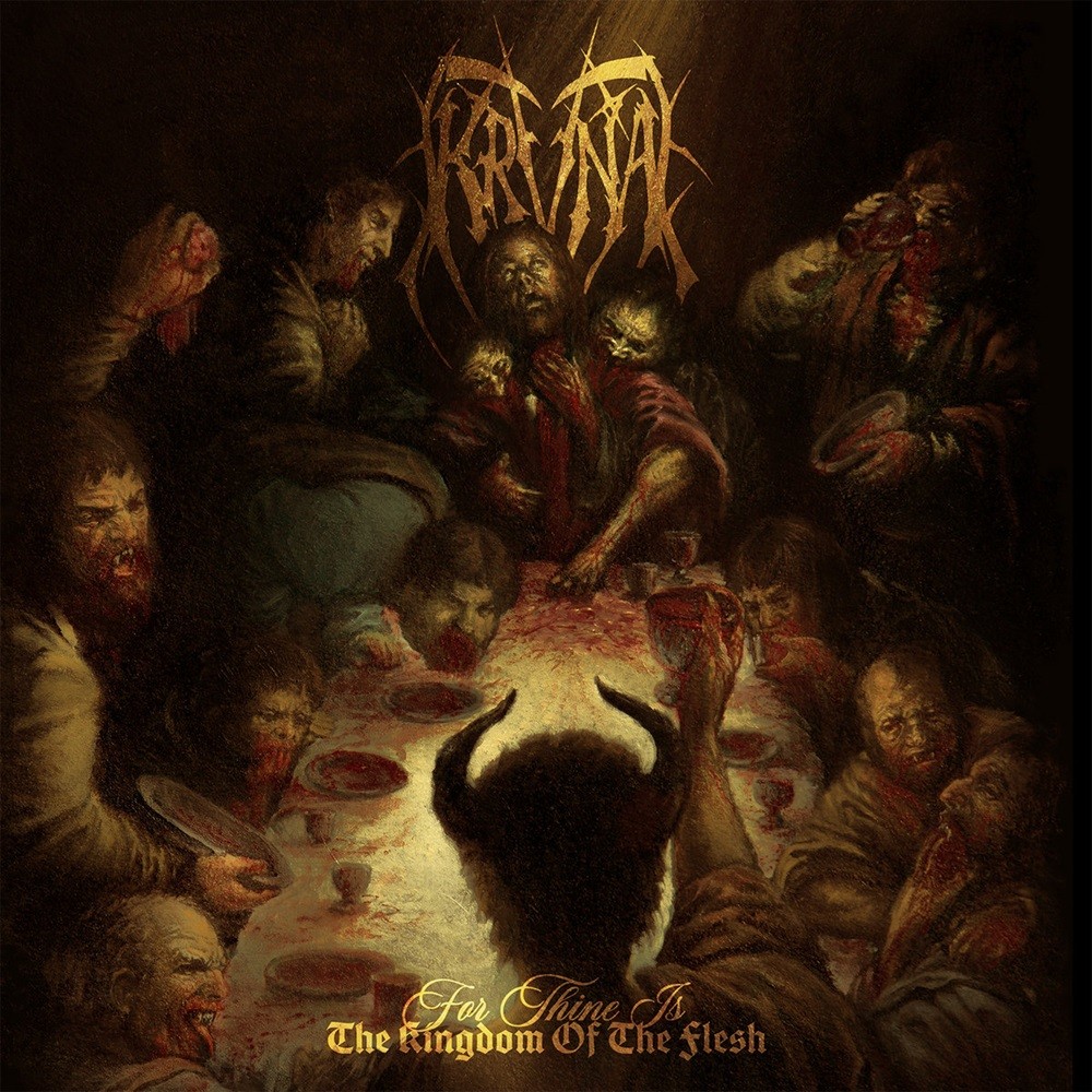 Krvna - For Thine Is the Kingdom of the Flesh (2022) Cover