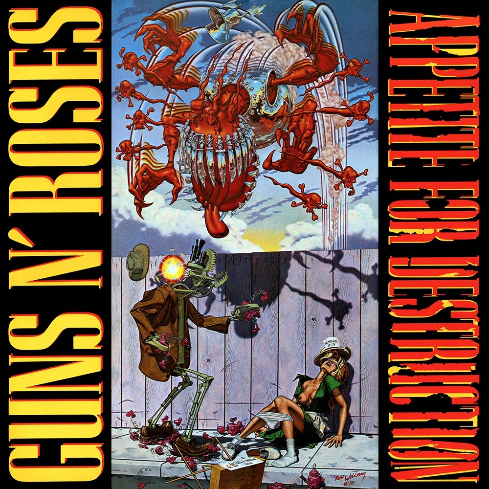 Guns 'n' Roses - Appetite for Destruction (1987) Cover