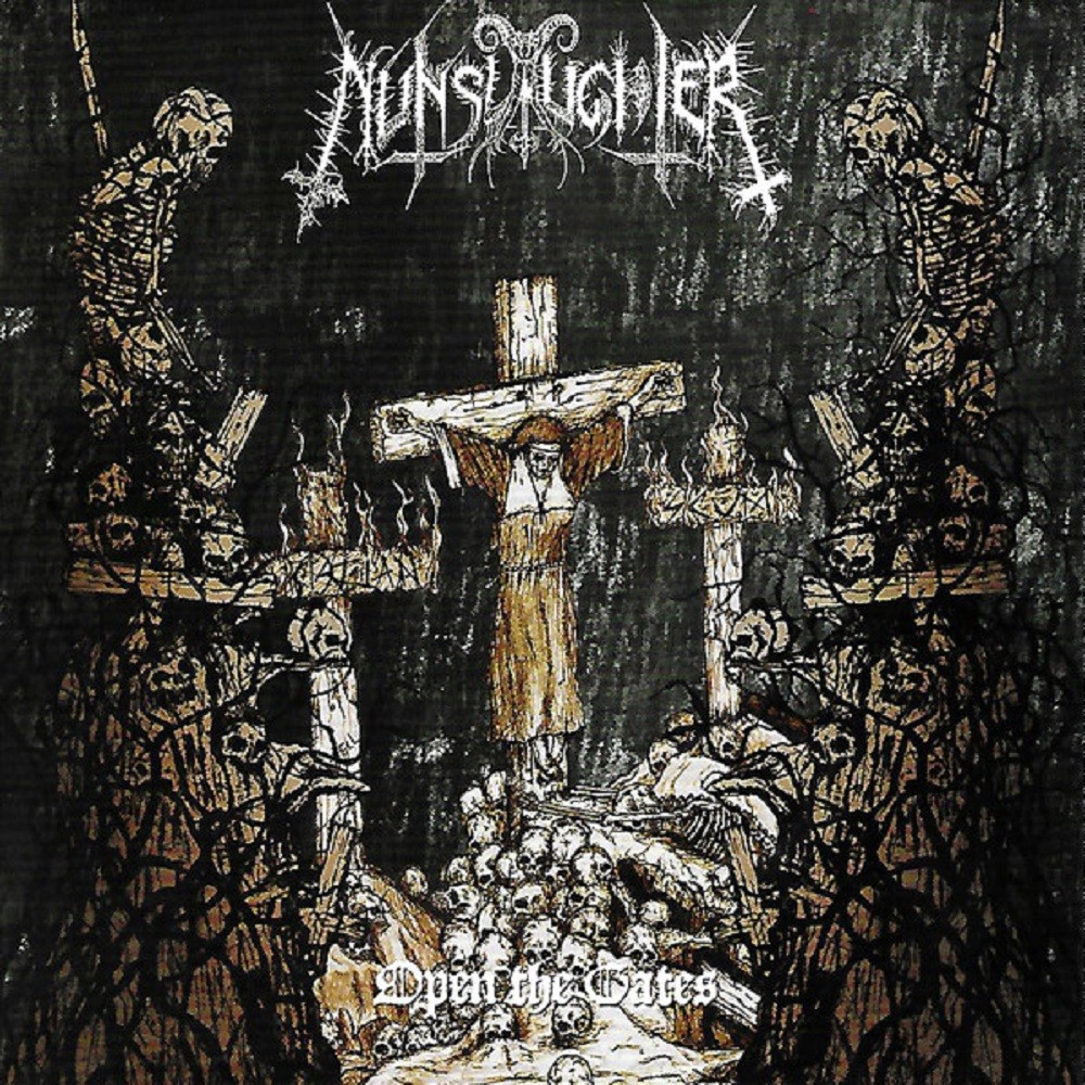 Nunslaughter - Open the Gates (2015) Cover