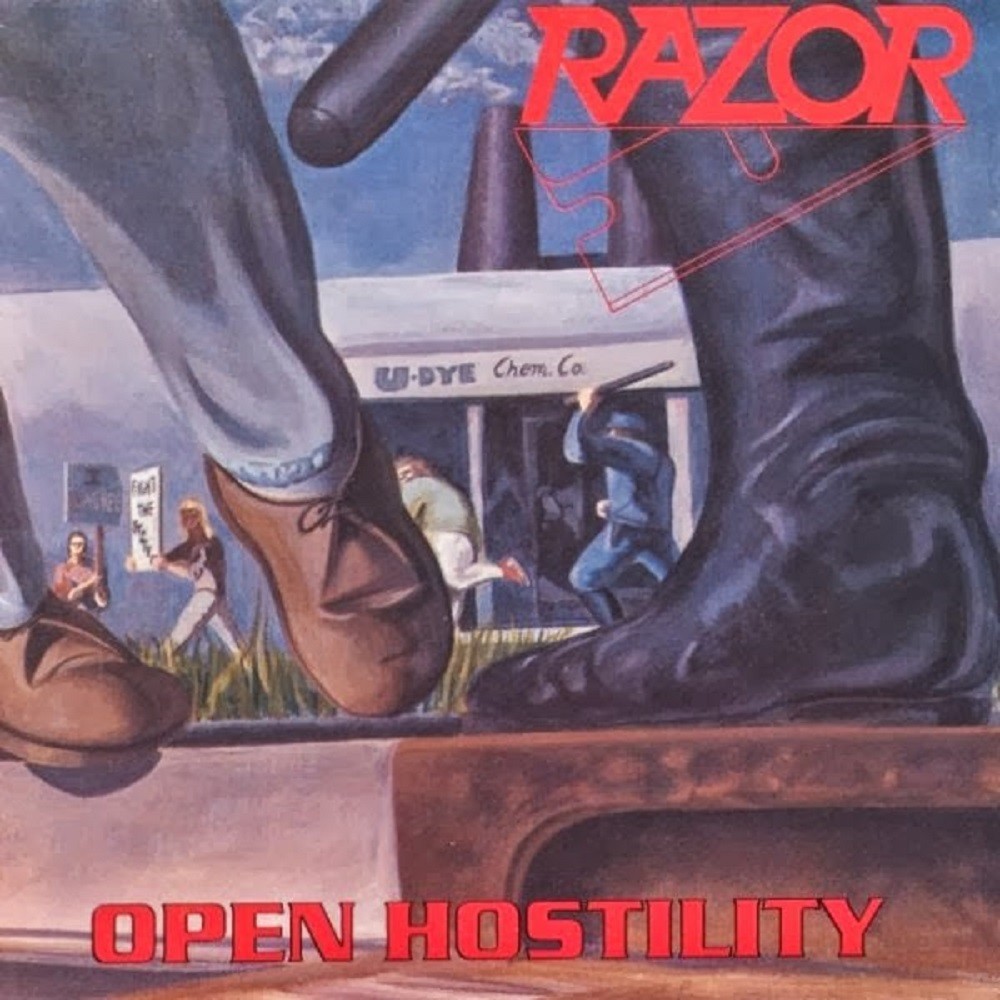 Razor - Open Hostility (1991) Cover