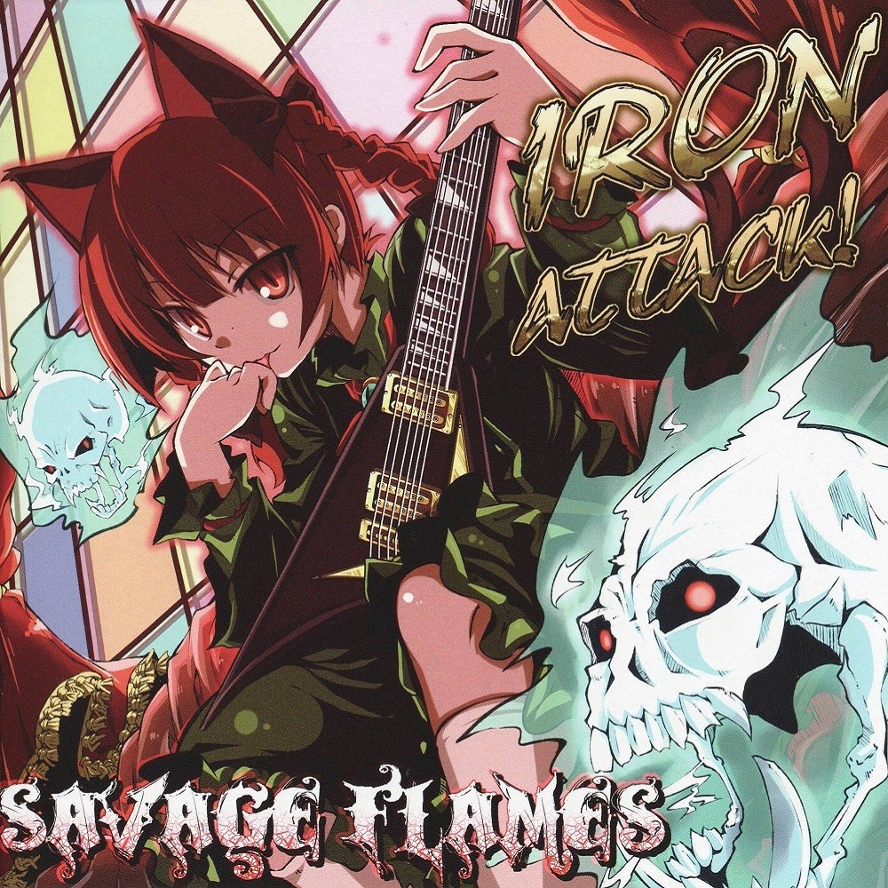 Iron Attack! - Savage Flames (2009) Cover
