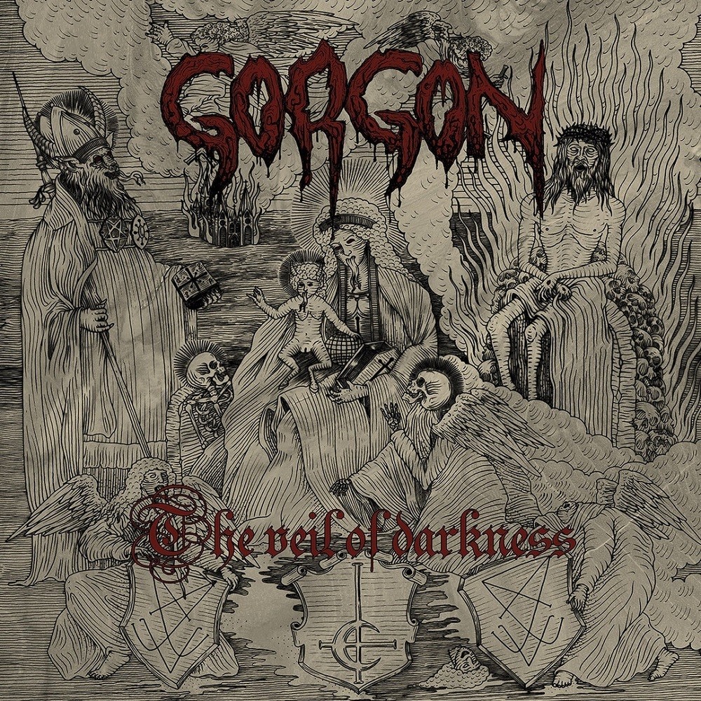 Gorgon (PAC-FRA) - The Veil of Darkness (2019) Cover