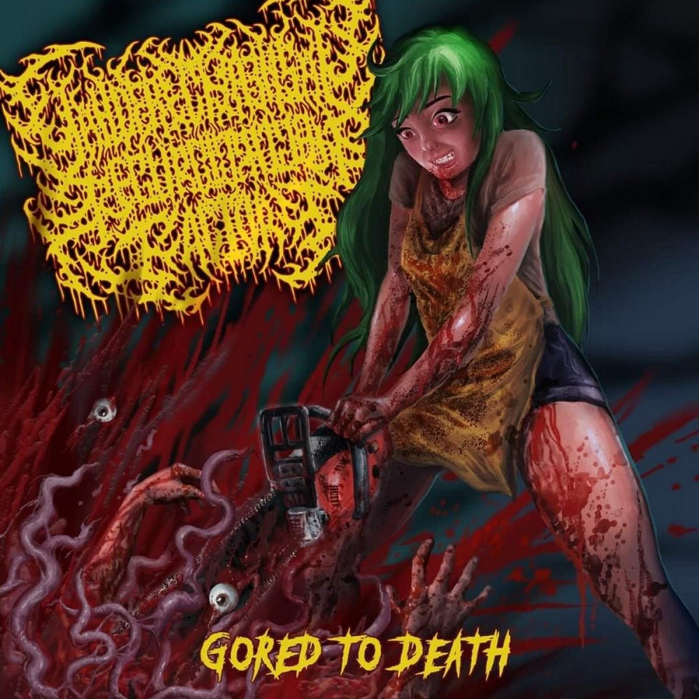 Yandere Chainsaw Regurgitation - Gored to Death (2022) Cover