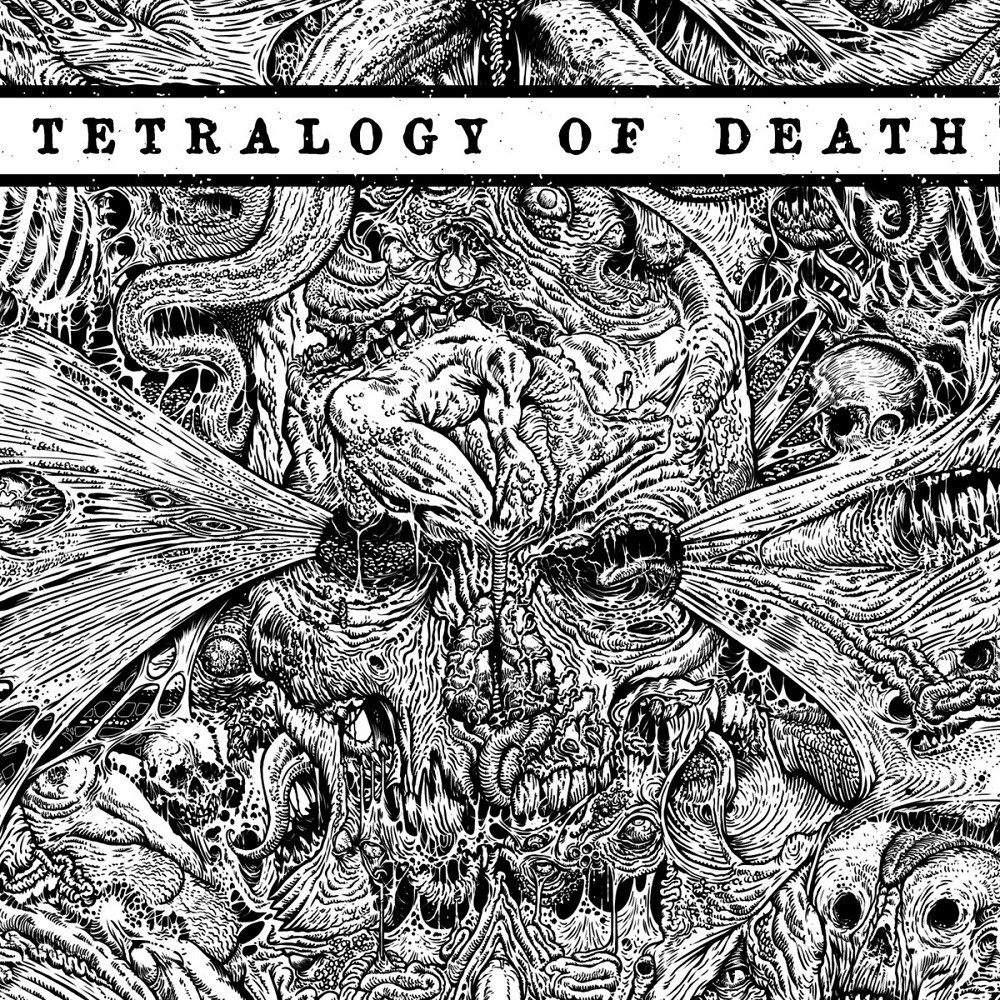 Deiquisitor / Phrenelith / Taphos / Undergang - Tetralogy of Death (2022) Cover