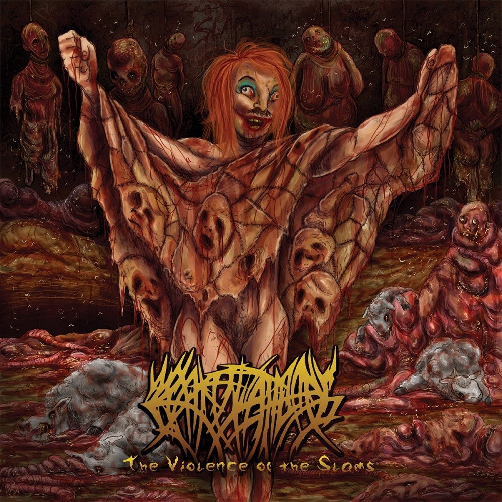 Crepitation - The Violence of the Slams (2015) Cover