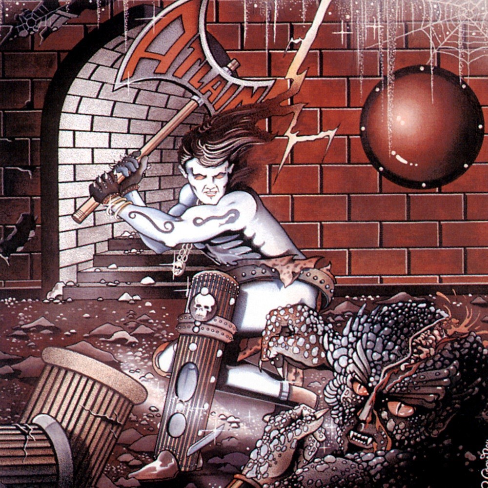 Atlain - Living in the Dark (1984) Cover