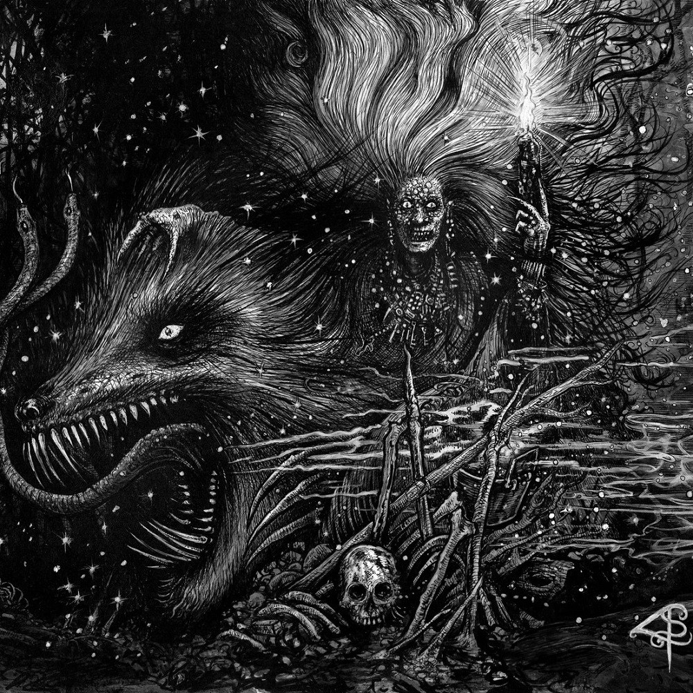 Grafvitnir - Obeisance to a Witch Moon (2016) Cover