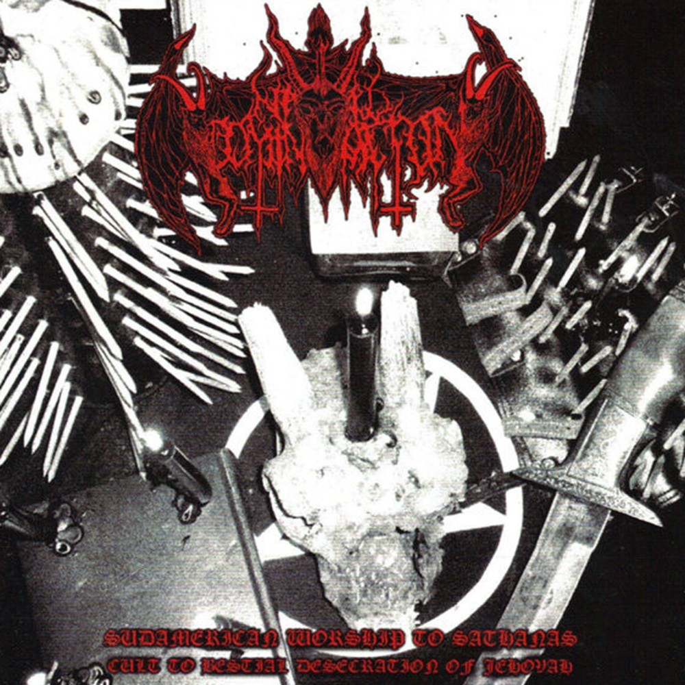 Nihil Domination - Sudamerican Worship to Sathanas Cult to Bestial Desecration of Jehovah (2010) Cover