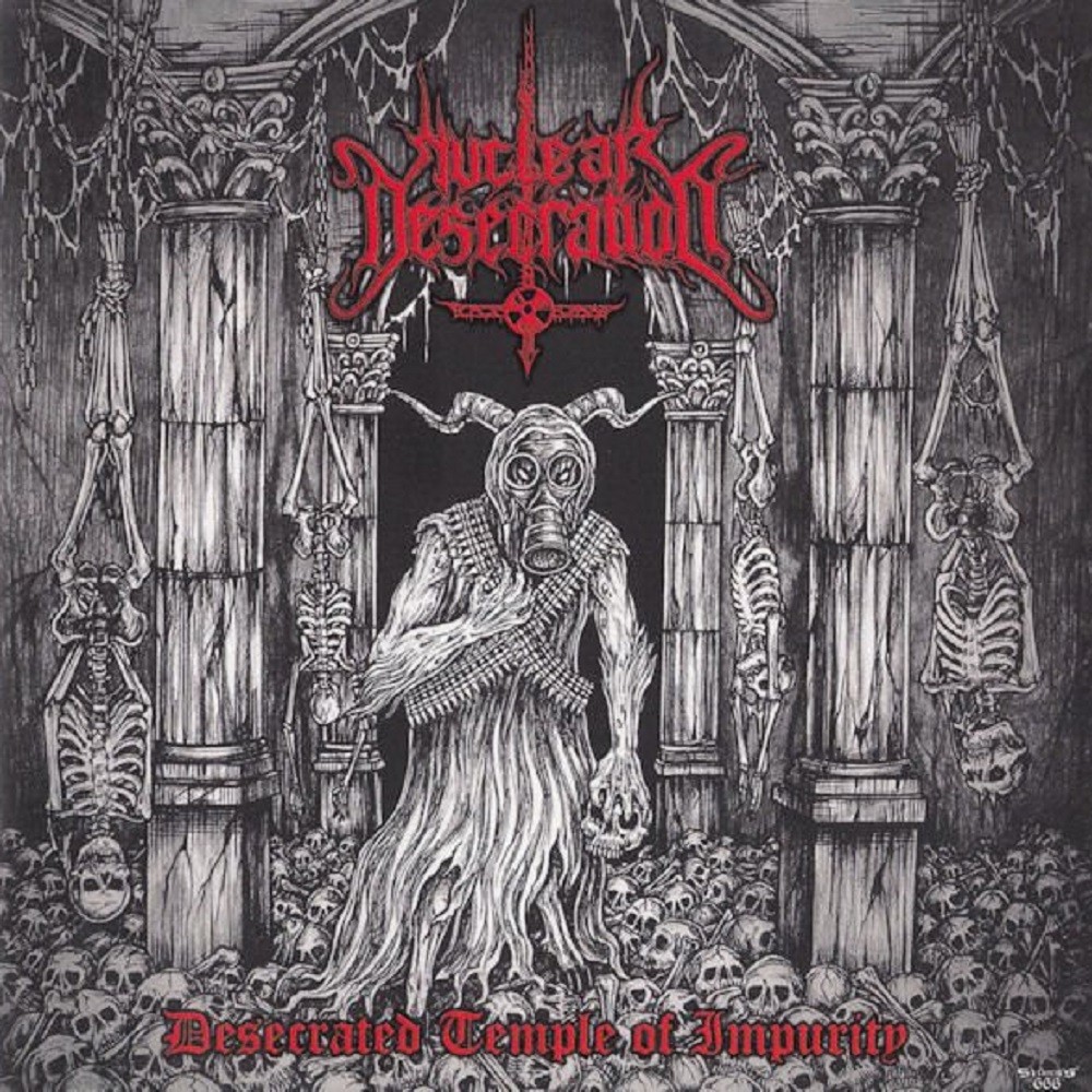 Nuclear Desecration - Desecrated Temple of Impurity (2008) Cover