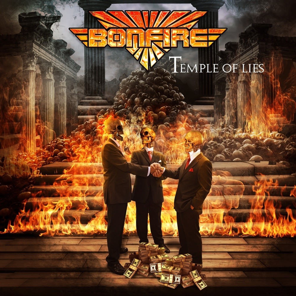 Bonfire - Temple of Lies (2018) Cover