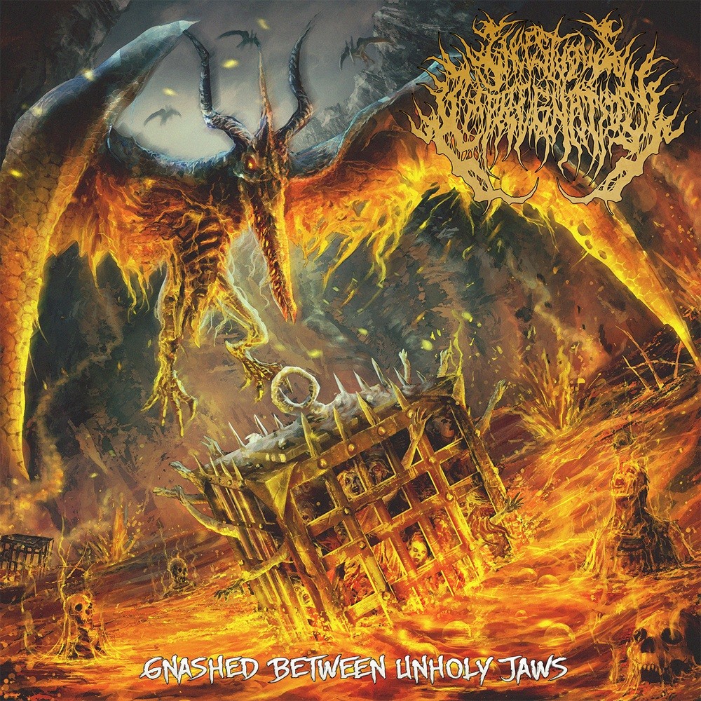 Incestuous Impregnation - Gnashed Between Unholy Jaws (2019) Cover