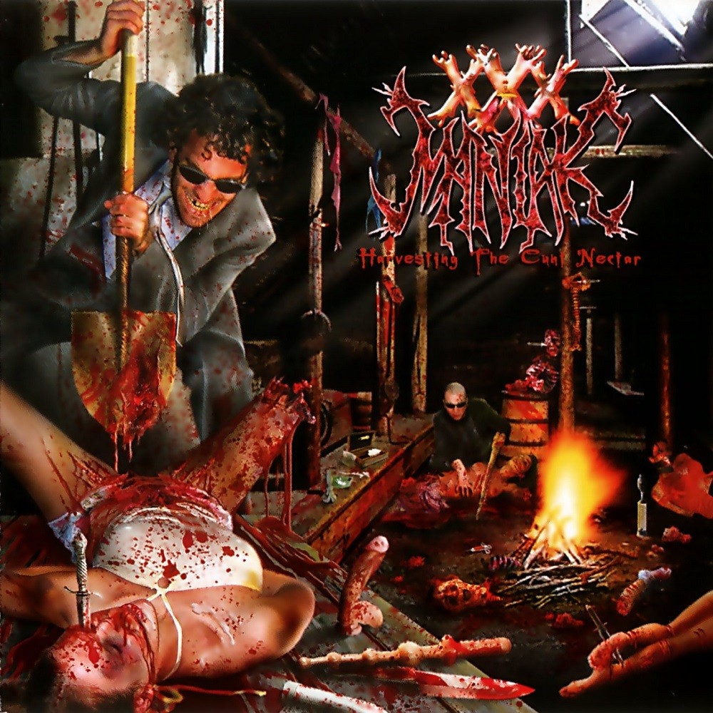 XXX Maniak - Harvesting the Cunt Nectar (2004) Cover