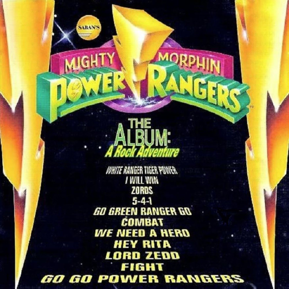 Ron Wasserman - Mighty Morphin Power Rangers: A Rock Adventure (1994) Cover