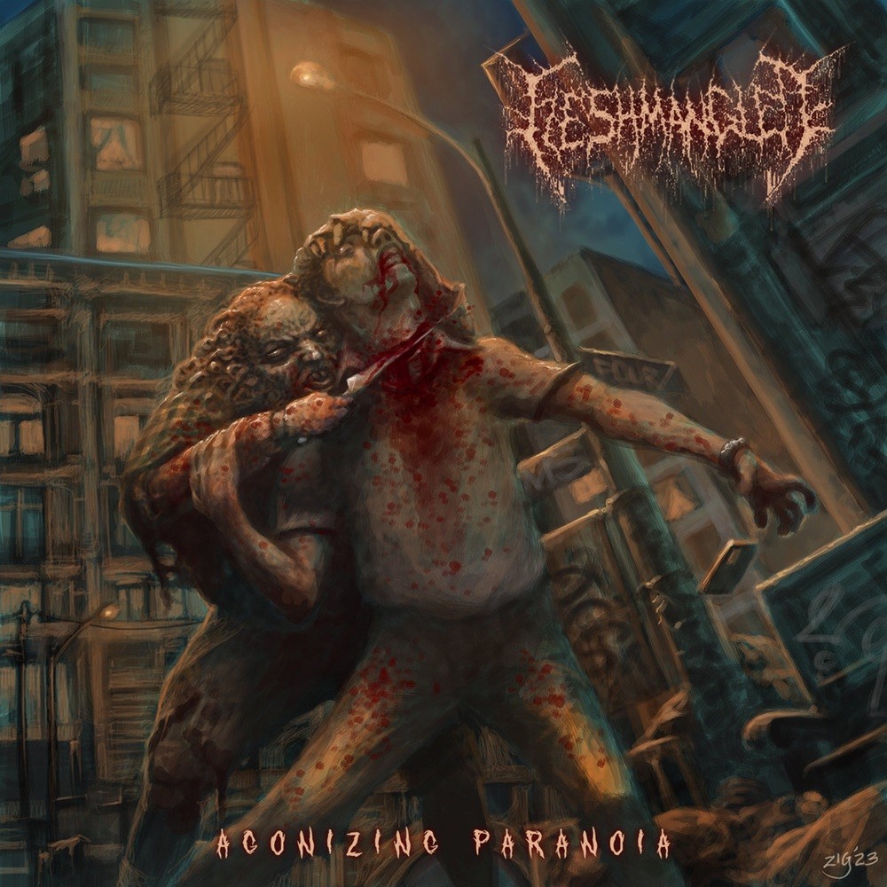 Fleshmangled - Agonizing Paranoia (2023) Cover