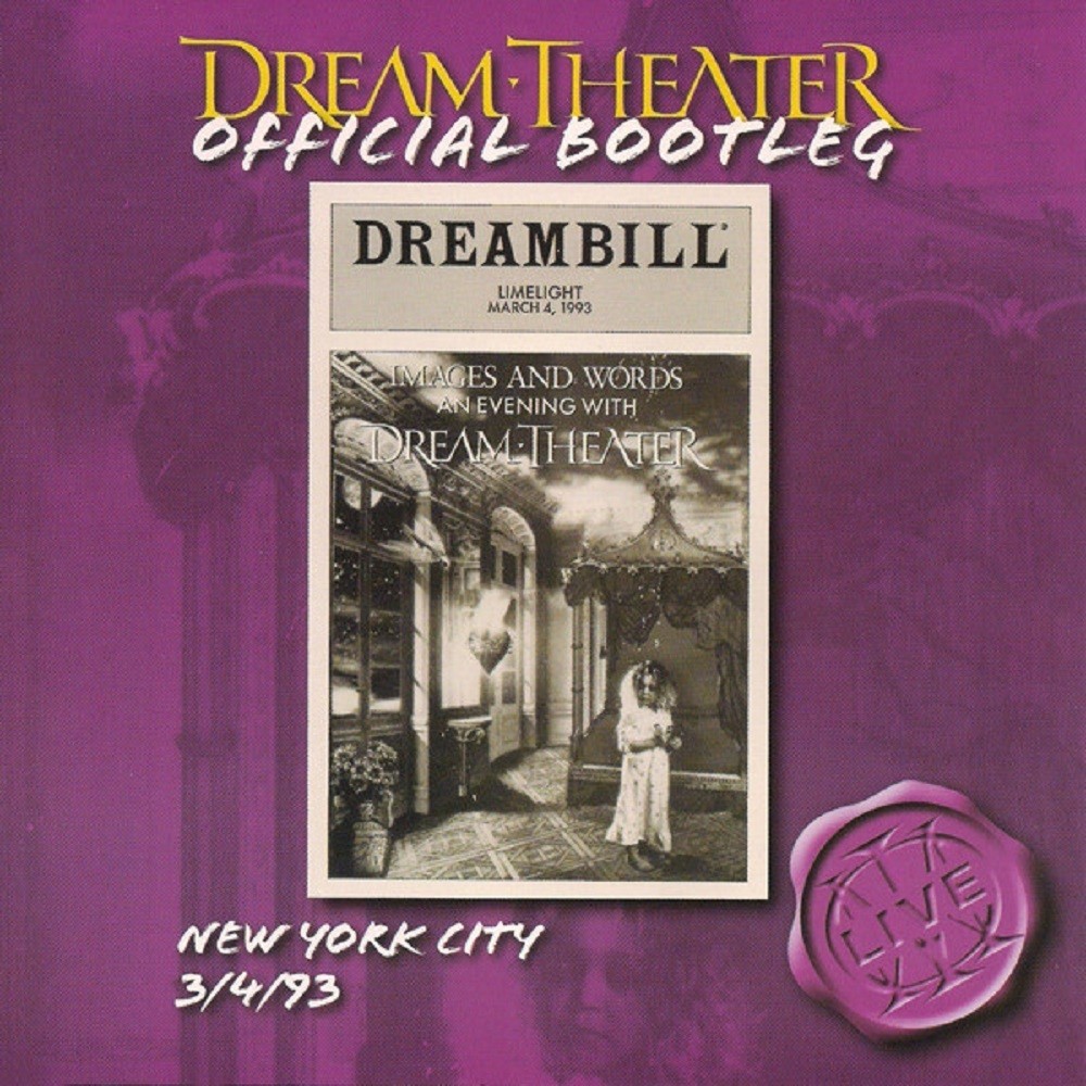 Dream Theater - Official Bootleg: Live Series: New York City: 3/4/93 (2007) Cover