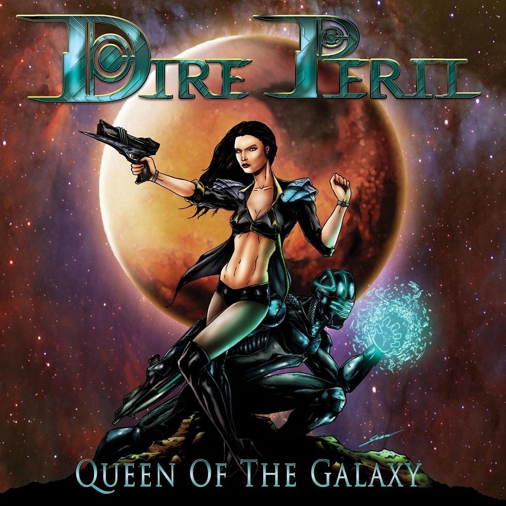 Dire Peril - Queen of the Galaxy (2014) Cover