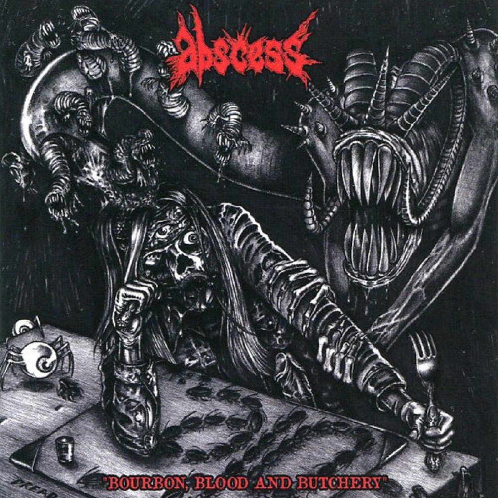 Abscess - Bourbon, Blood and Butchery (2013) Cover