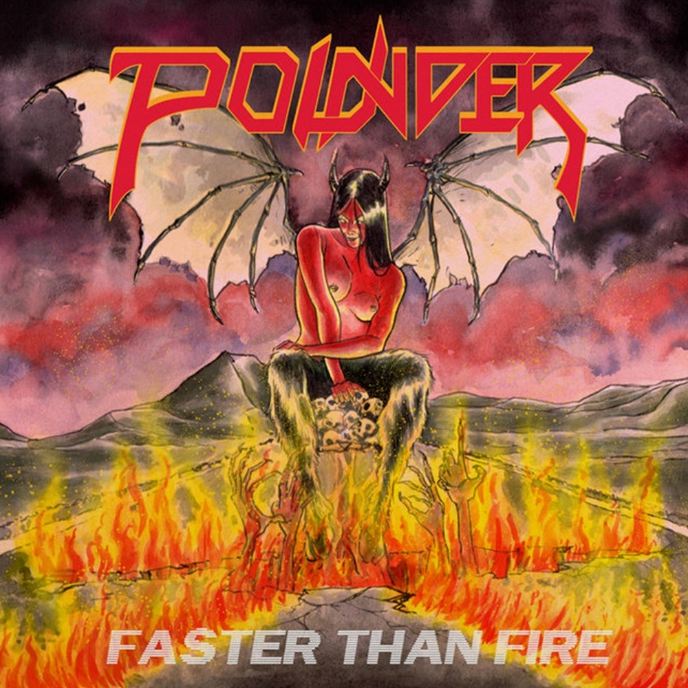 Pounder - Faster Than Fire (2018) Cover