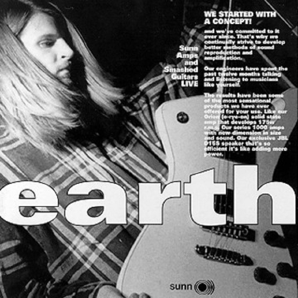 Earth - Sunn Amps and Smashed Guitars (1995) Cover