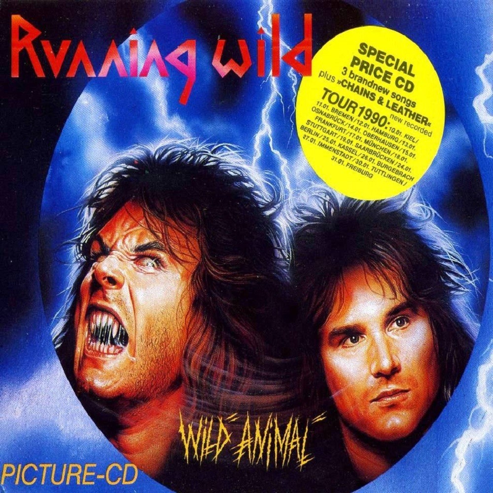 Running Wild - Wild Animal (1990) Cover