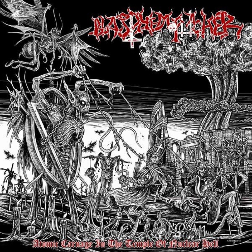 Blasphemophagher - Atomic Carnage in the Temple of Nuclear Hell (2011) Cover