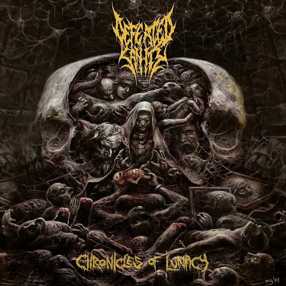 Defeated Sanity - Chronicles of Lunacy (2024) Cover