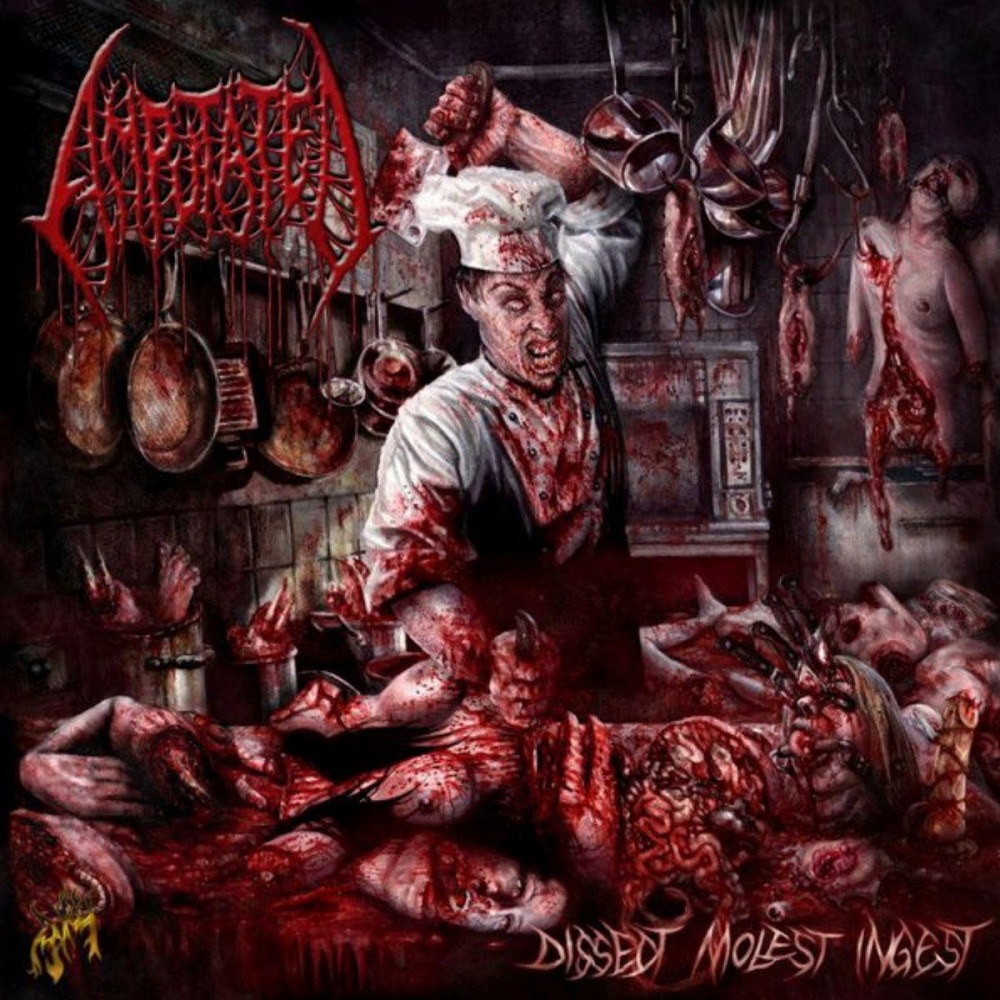 Amputated - Dissect, Molest, Ingest (2014) Cover