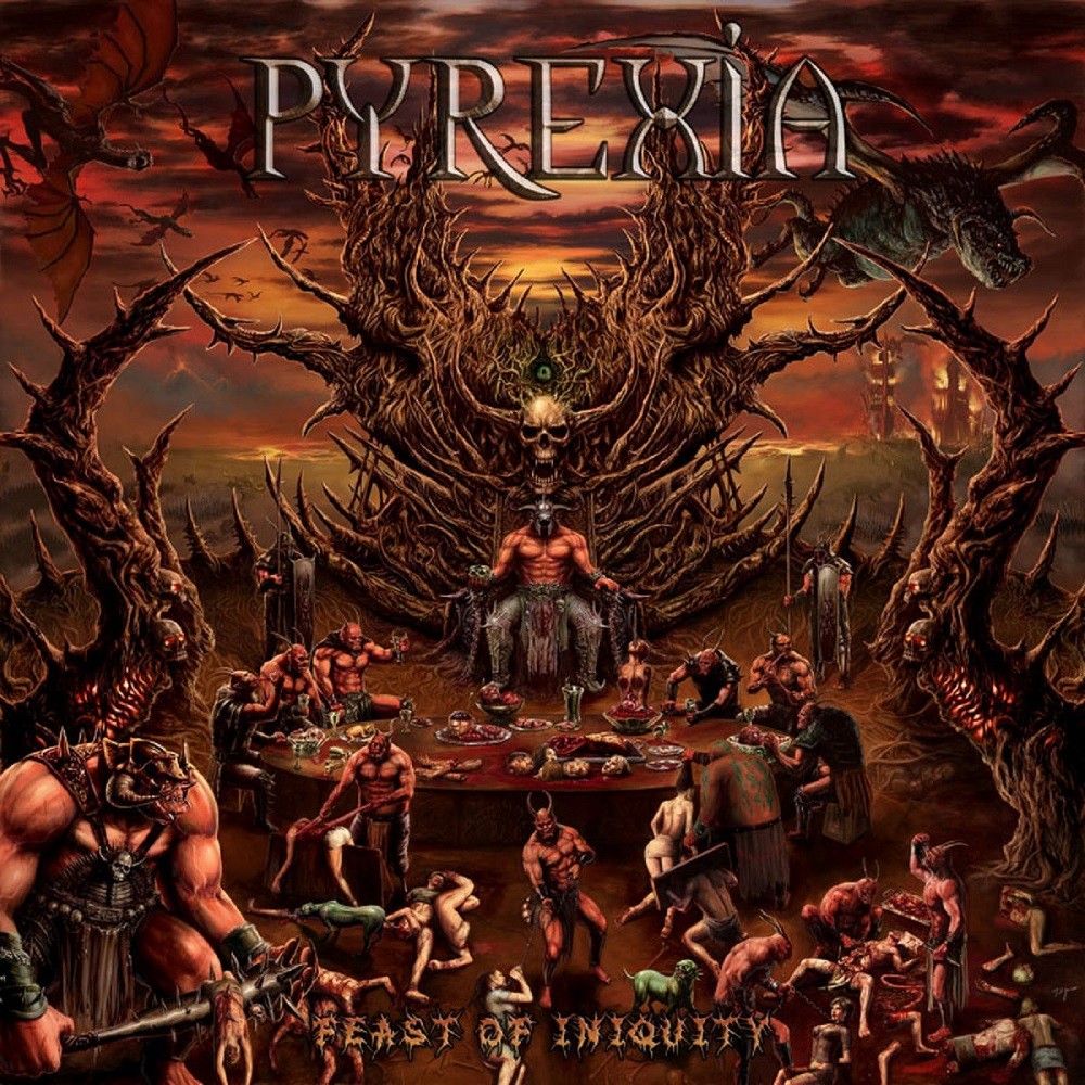 Pyrexia - Feast of Iniquity (2013) Cover