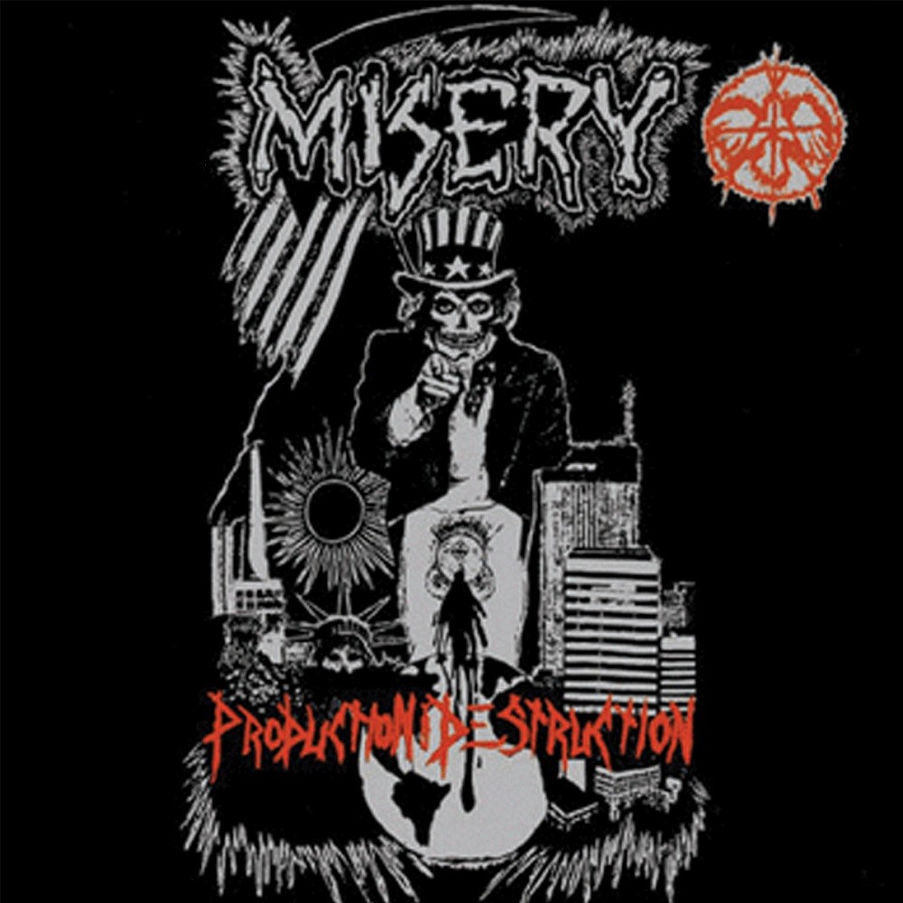 Misery (USA) - Production Thru Destruction (1990) Cover