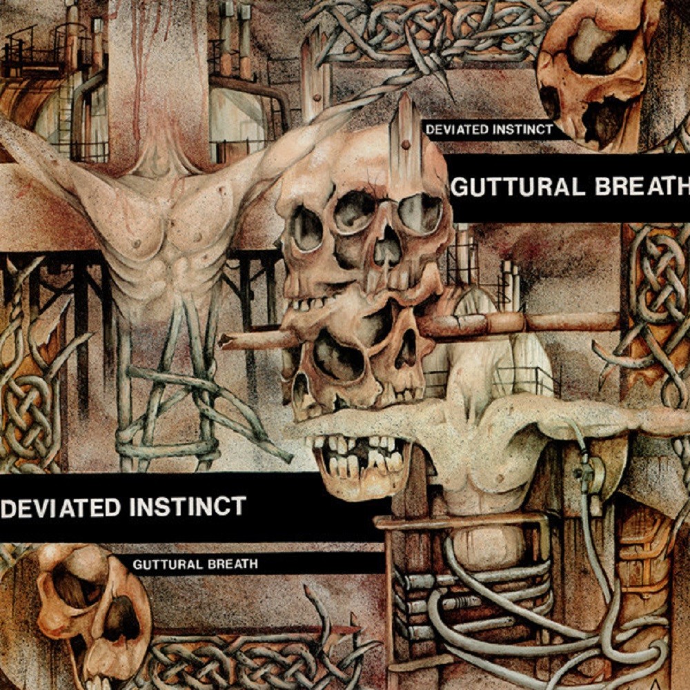 Deviated Instinct - Guttural Breath (1990) Cover