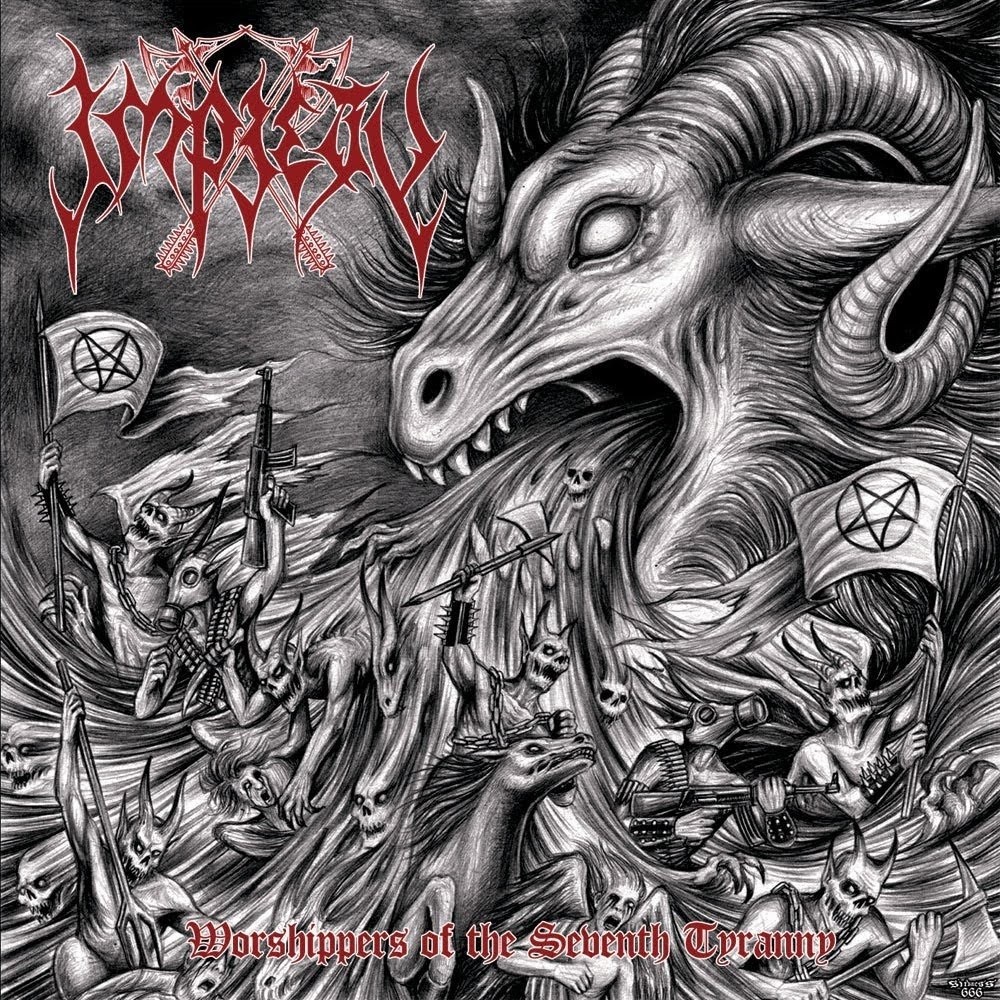 Impiety - Worshippers of the Seventh Tyranny (2011) Cover