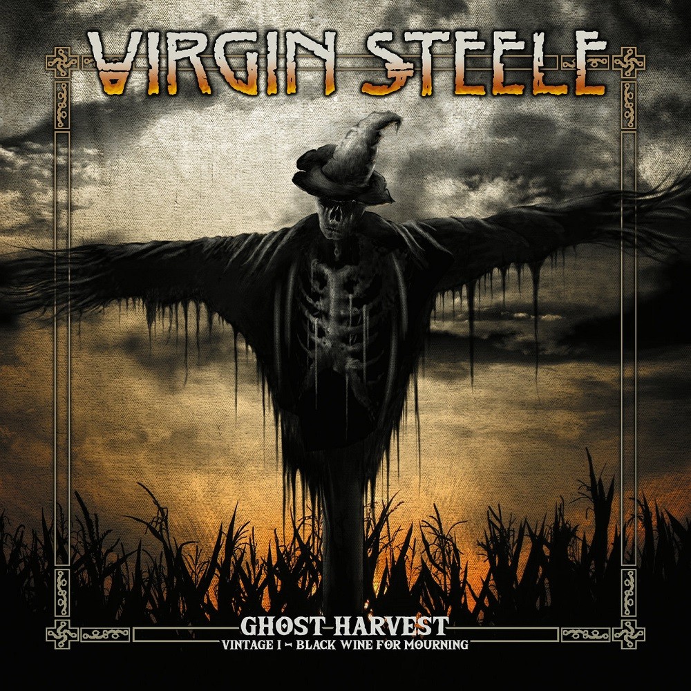 Virgin Steele - Ghost Harvest - Vintage I - Black Wine for Mourning (2018) Cover