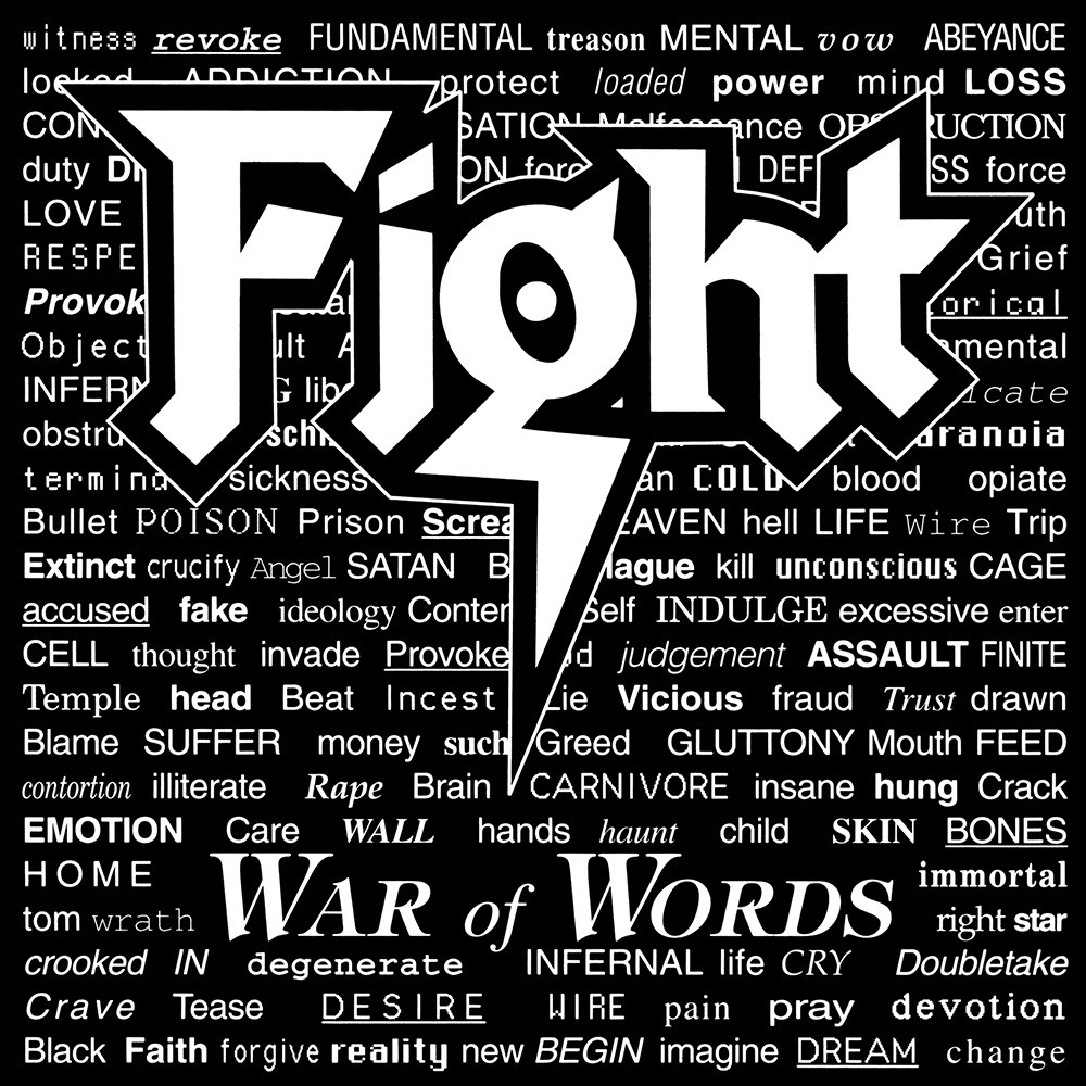 Fight - War of Words (1993) Cover