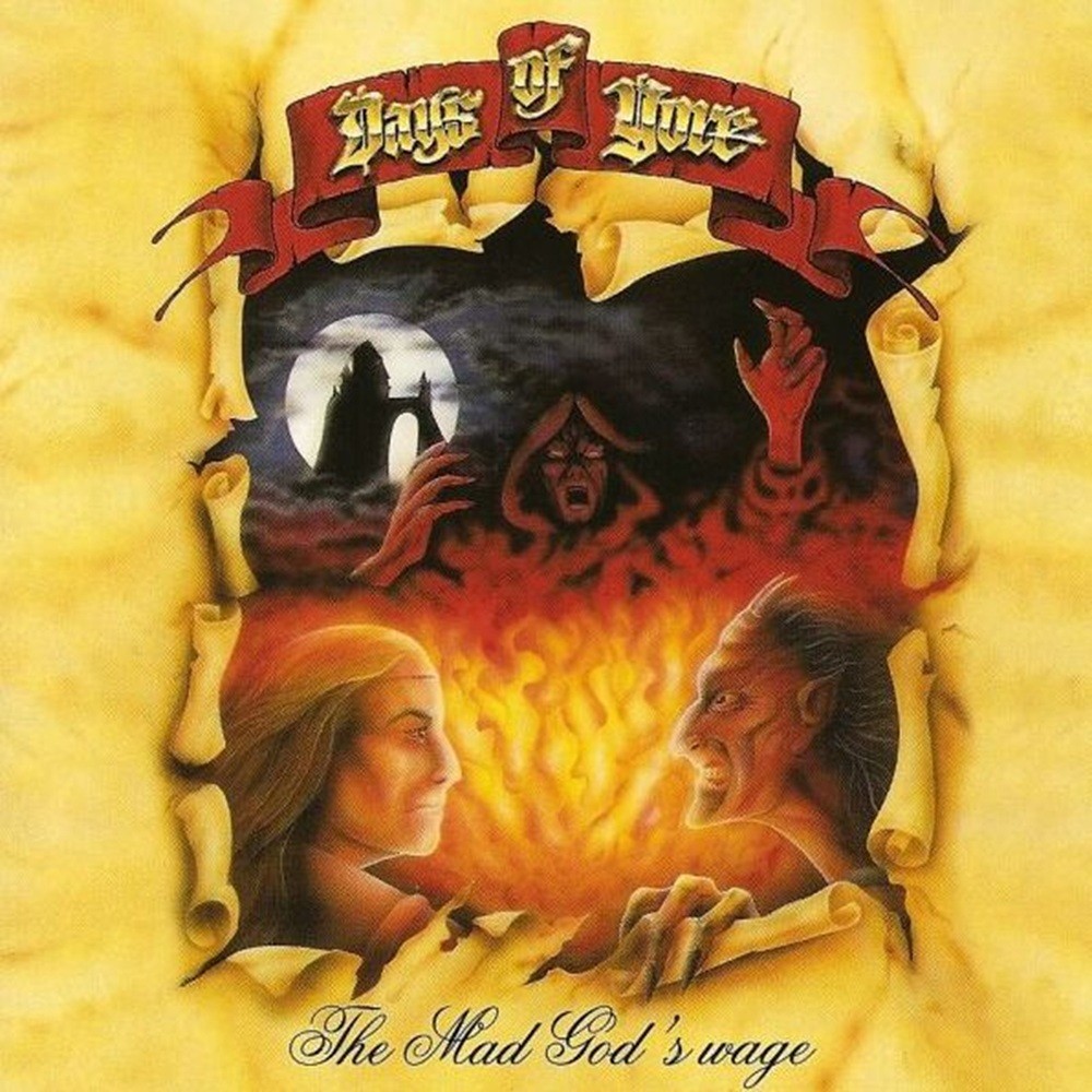 Days of Yore - The Mad God's Wage (1997) Cover