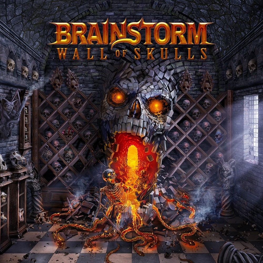 Brainstorm - Wall of Skulls (2021) Cover