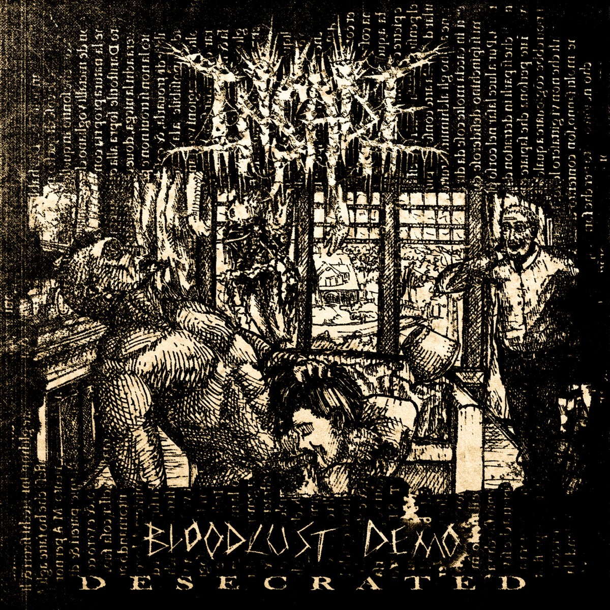 Insade - Bloodlust Demo: Desecrated (2023) Cover