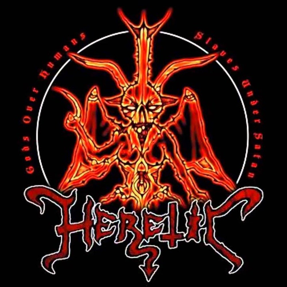 Heretic (NED) - Gods Over Humans, Slaves Under Satan (2009) Cover