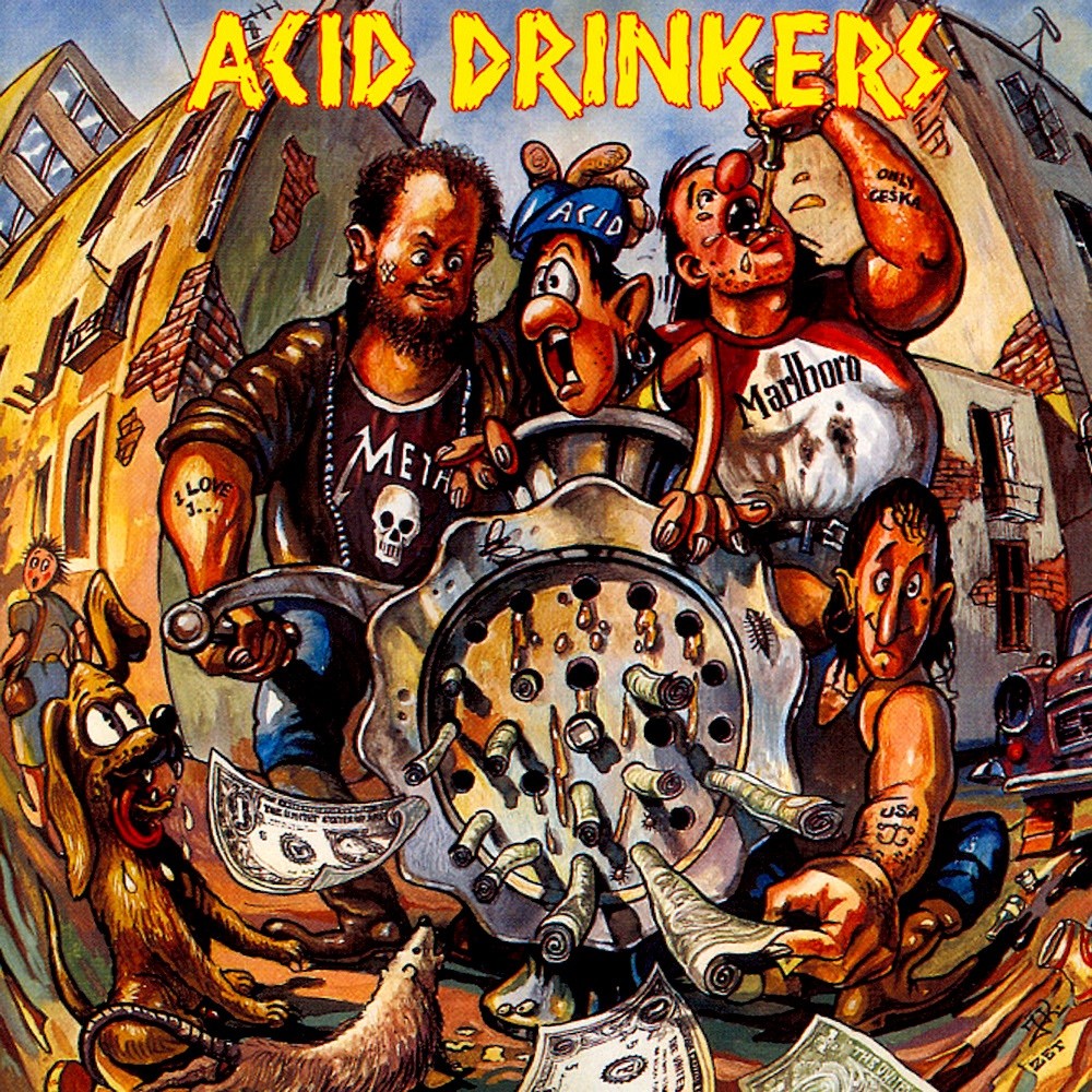 Acid Drinkers - Dirty Money, Dirty Tricks (1991) Cover